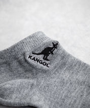 KANGOL カンゴール W's 3Pワンポイント刺繍アンクルソックス/くるぶし丈靴下 15686