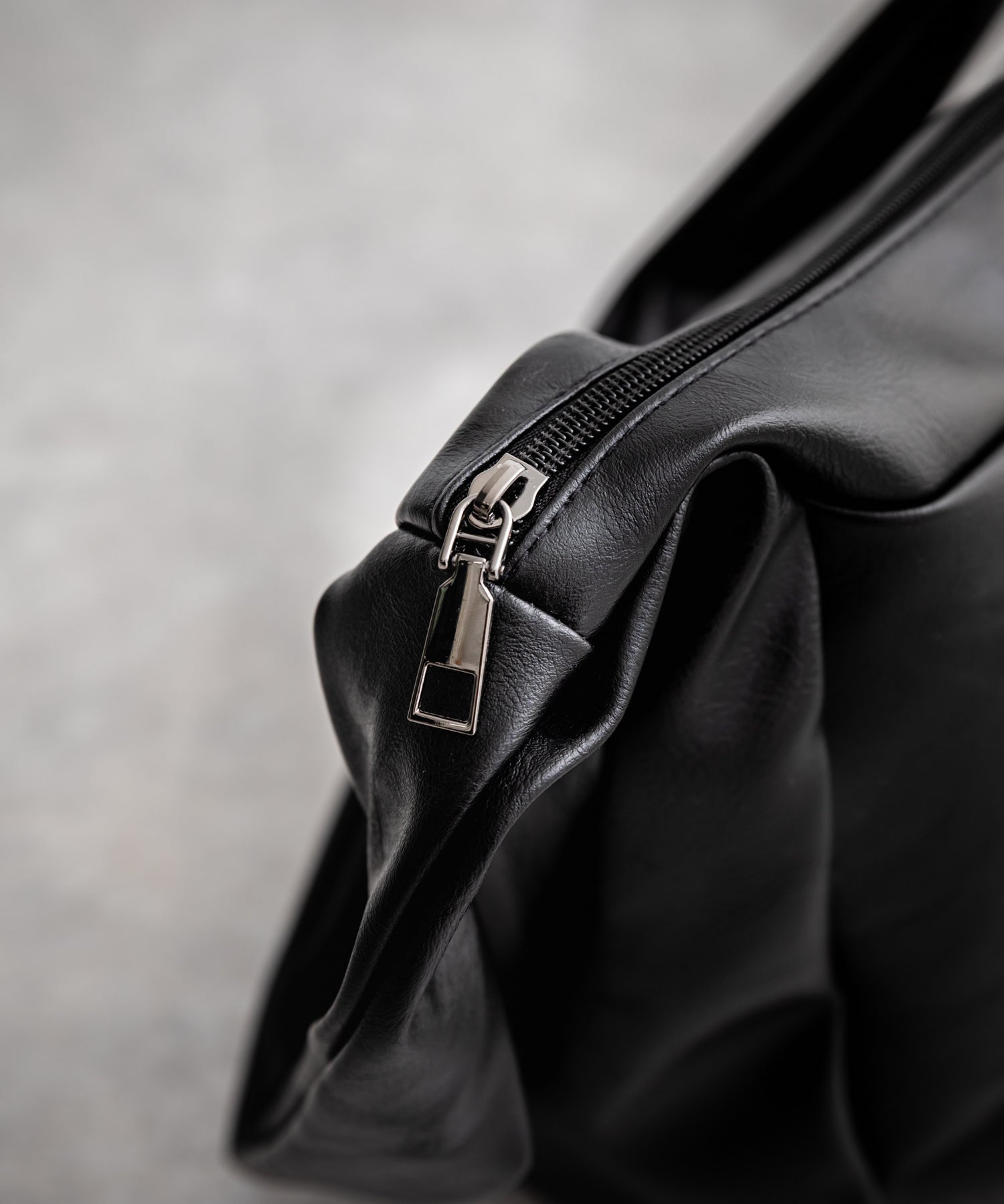 PUレザー ビッグショルダーバッグ 14290