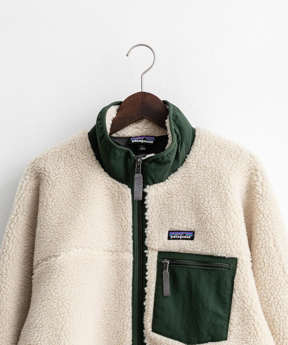 Patagonia パタゴニア M S CLASSIC RETRO X JKT スタンドネックフリースジャケット/ボアジャケット 16386
