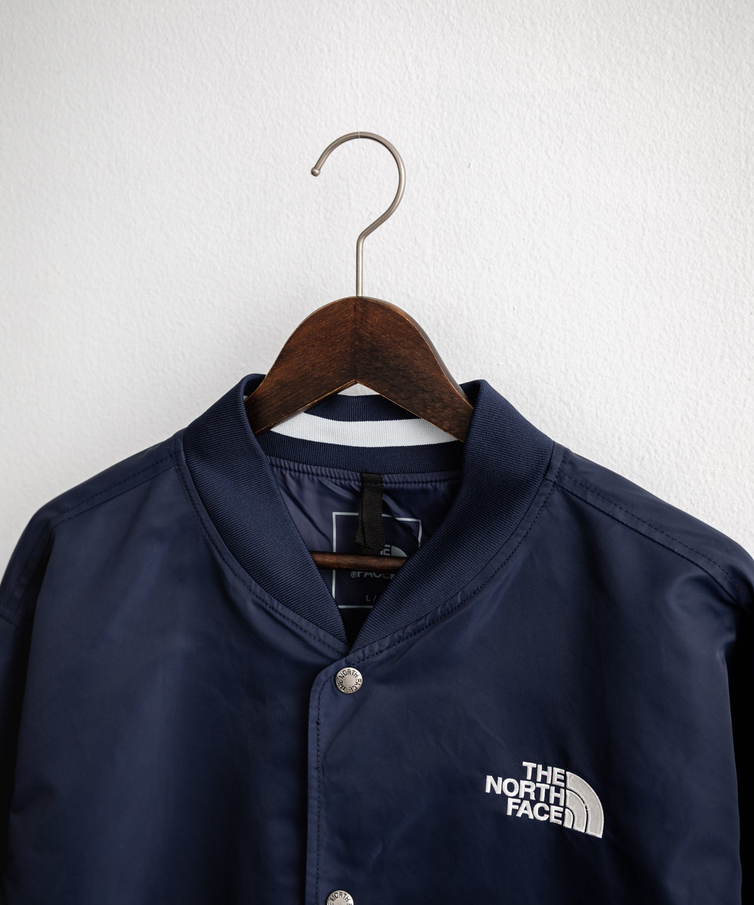 THE NORTH FACE ザ・ノースフェイス M'S BRETON JACKET ワンポイントロゴ刺繍スタジャン/ナイロンジャケット 15886