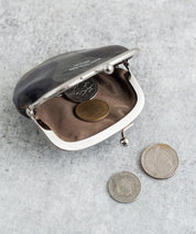 Butler Verner Sails バトラーバーナーセイルズ 日本製 国産迷彩イタリアンレザーがま口小銭入れ JW-2555 11044