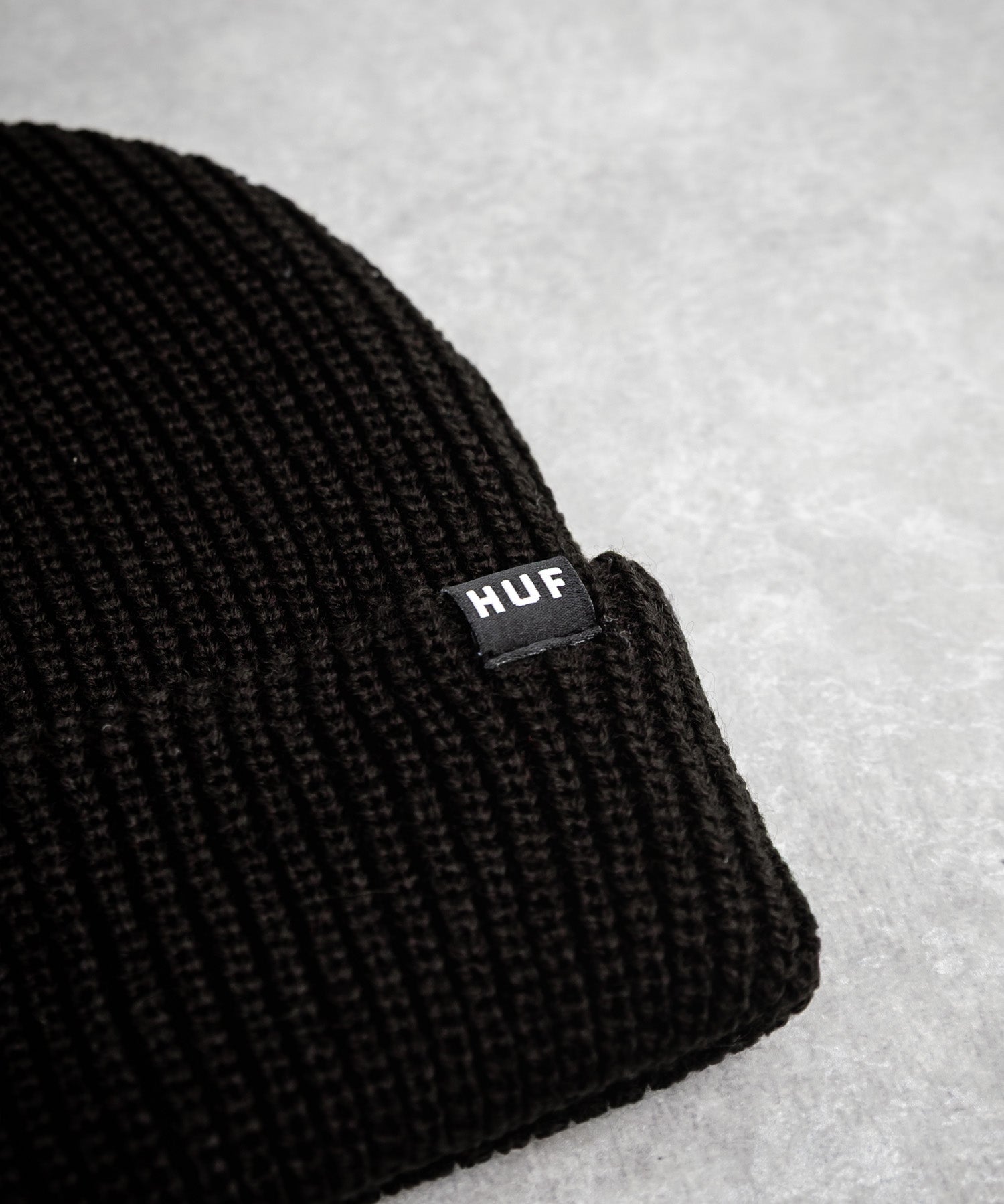 HUF ハフ USUAL CUFF BEANIE ワンポイントフラッグラベルニット帽/ビーニー 15023