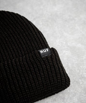 HUF ハフ USUAL CUFF BEANIE ワンポイントフラッグラベルニット帽/ビーニー 15023