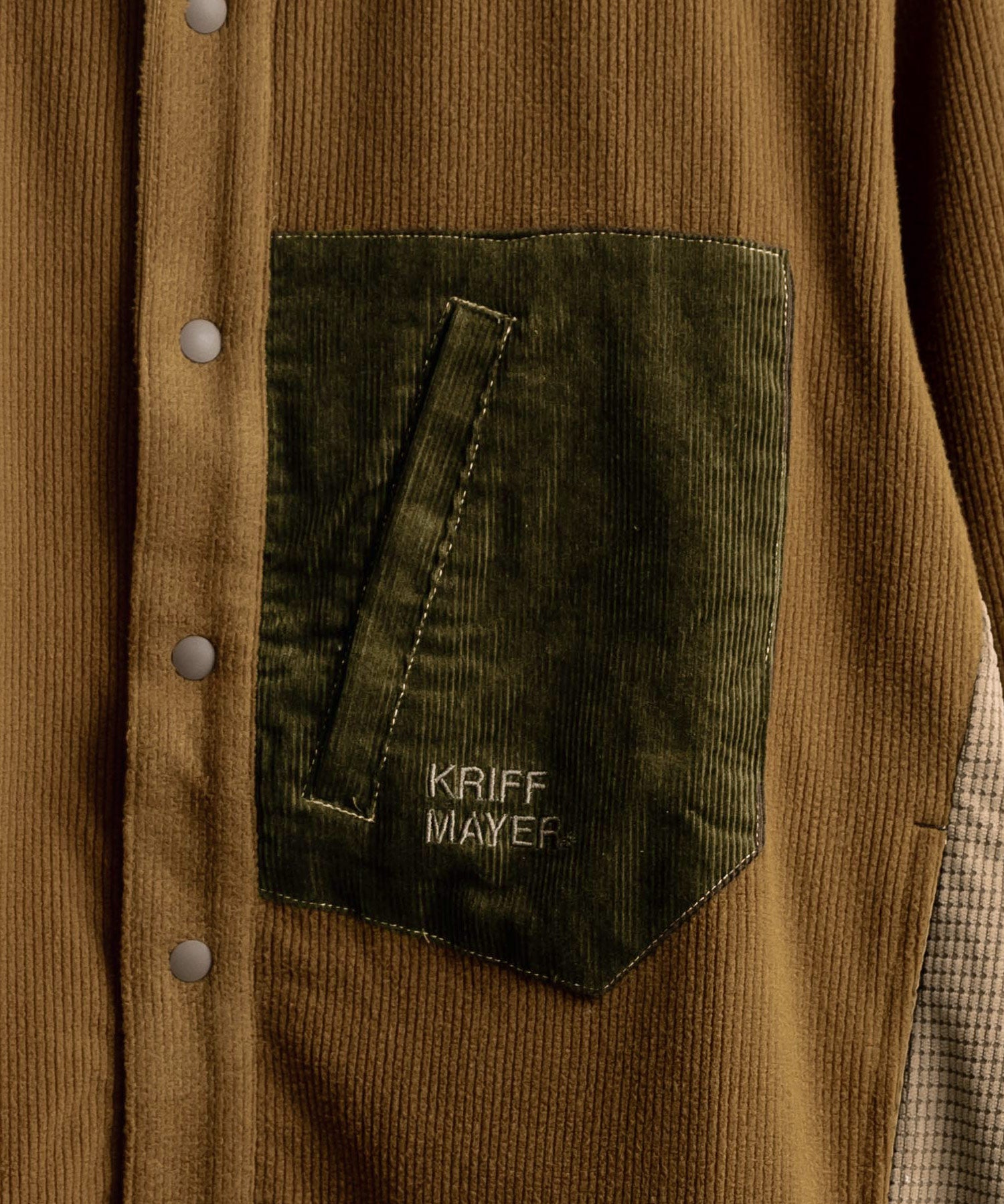KRIFF MAYER クリフメイヤー アクティブグリッドフリースストレッチ切り替え長袖シャツ 2615114 16463