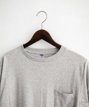 Upscape Audience アップスケープオーディエンス 日本製 国産ビッグサイズリメイクUSAファブリックポケット付き半袖Tシャツ AUD6739 16035
