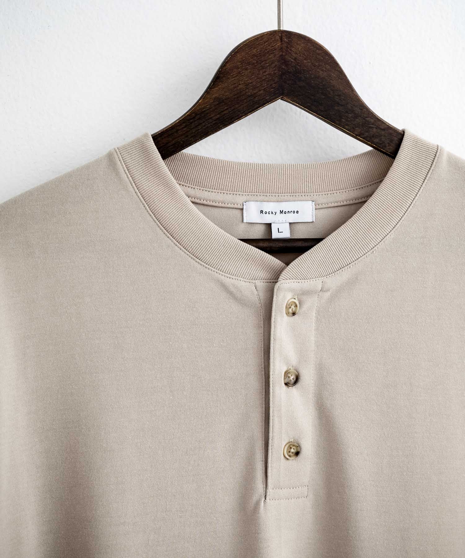 AIR TEC+ 接触冷感・遮熱・UVカット 多機能ヘンリーネック半袖Tシャツ 15428