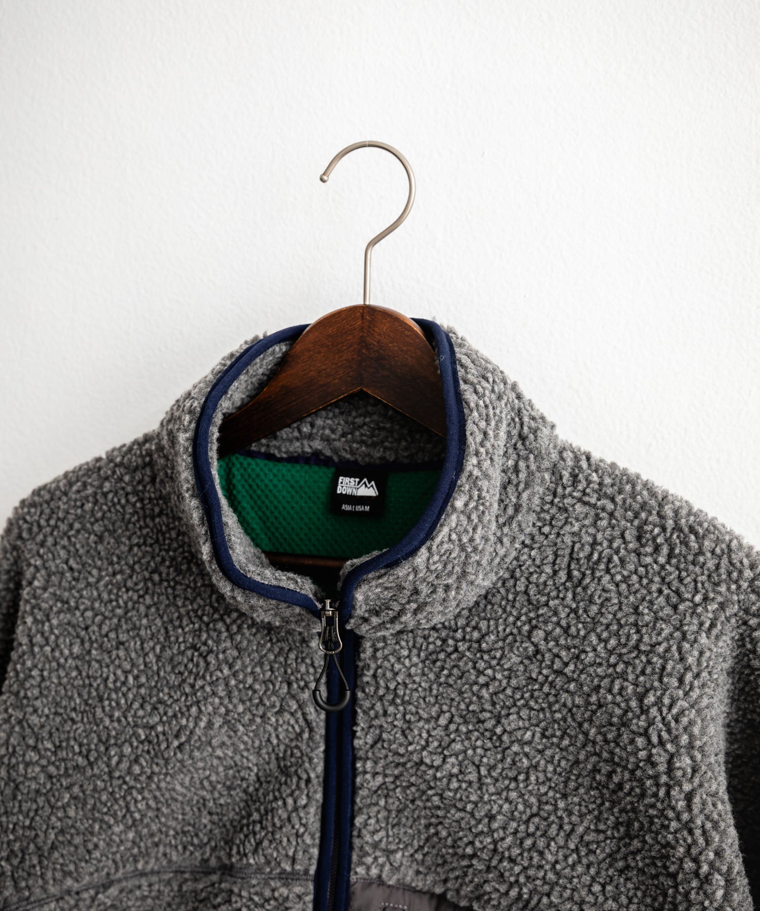 FIRST DOWN ファーストダウン BOA FLEECE JKT ロゴ刺繍タンブリングボアフリースジャケット F942021 14981