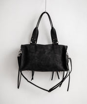 ヴィンテージ加工 PUレザー2WAYショルダーバッグ/ハンドバッグ 15509