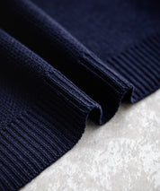 接触冷感 オーバーサイズVネックハイゲージ半袖サマーニットカーディガン 15472