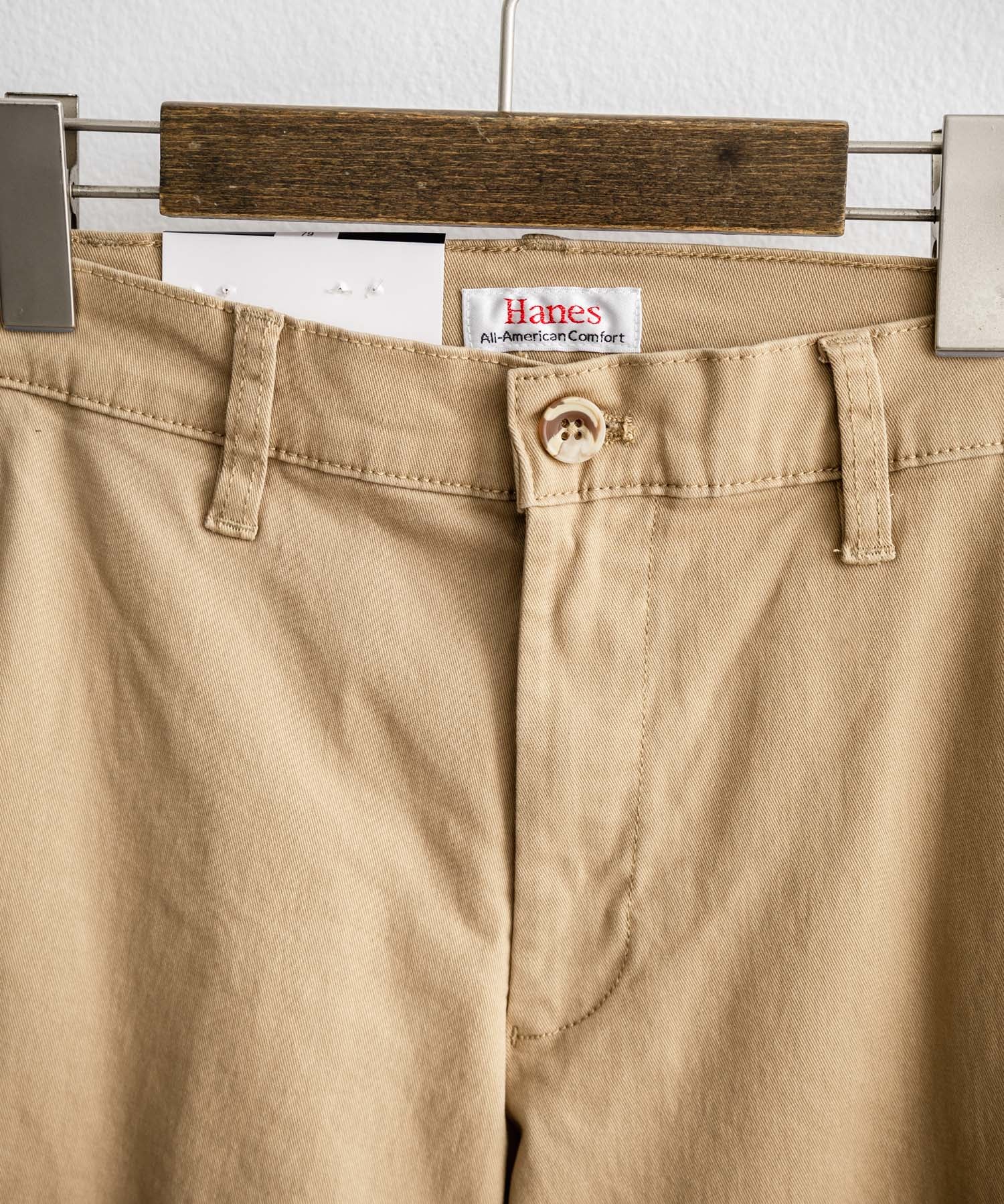 Hanes ヘインズ ノータック ストレッチチノパンツ