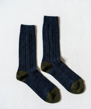 ANONYMOUSISM アノニマスイズム 日本製 国産 WOOLカシミヤリンクスコンビクルー丈スニーカーソックス 15395