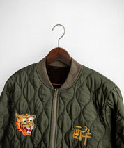 YOIDORE 酔いどれ スーベニア刺繍キルティング2wayリバーシブルジャケット 14890