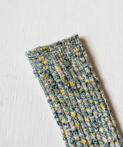 ANONYMOUSISM アノニマスイズム 日本製 国産 Homespan art yarn Crew ミックスカラークルー丈スニーカーソックス 15397