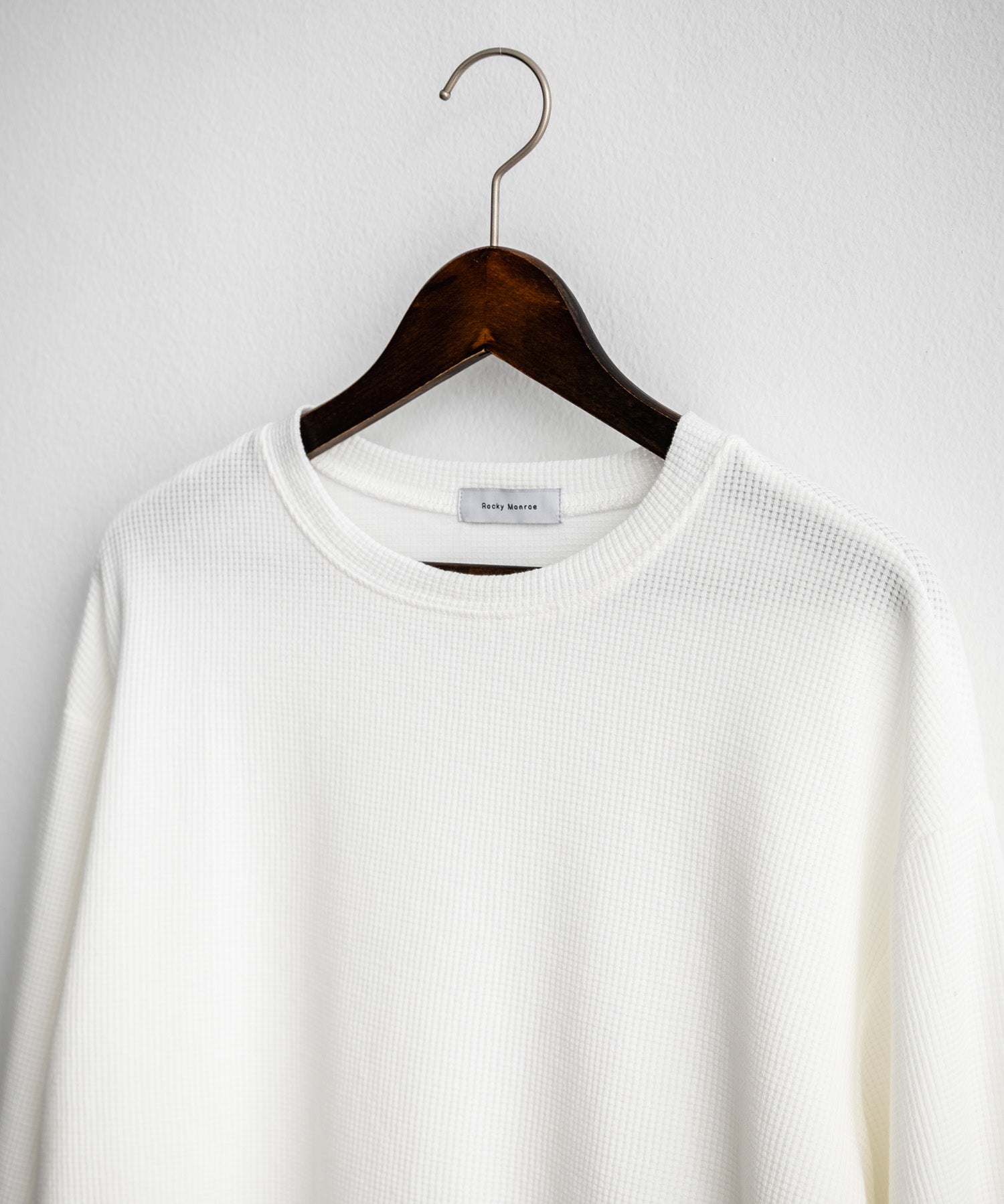 オーバーサイズバルーンスリーブワッフルロングTシャツ 14803