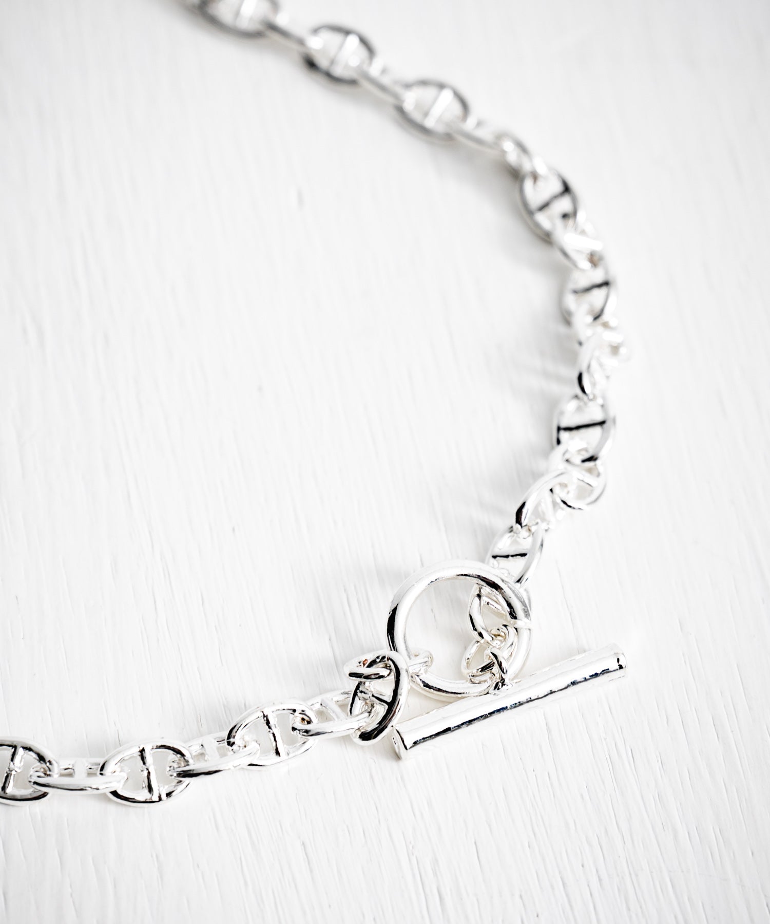 マリーナチェーンシルバーネックレス 13683