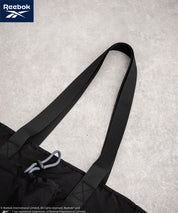 Reebok ドローストリングロゴ刺繍2WAYショルダートートナイロンバッグ 14842