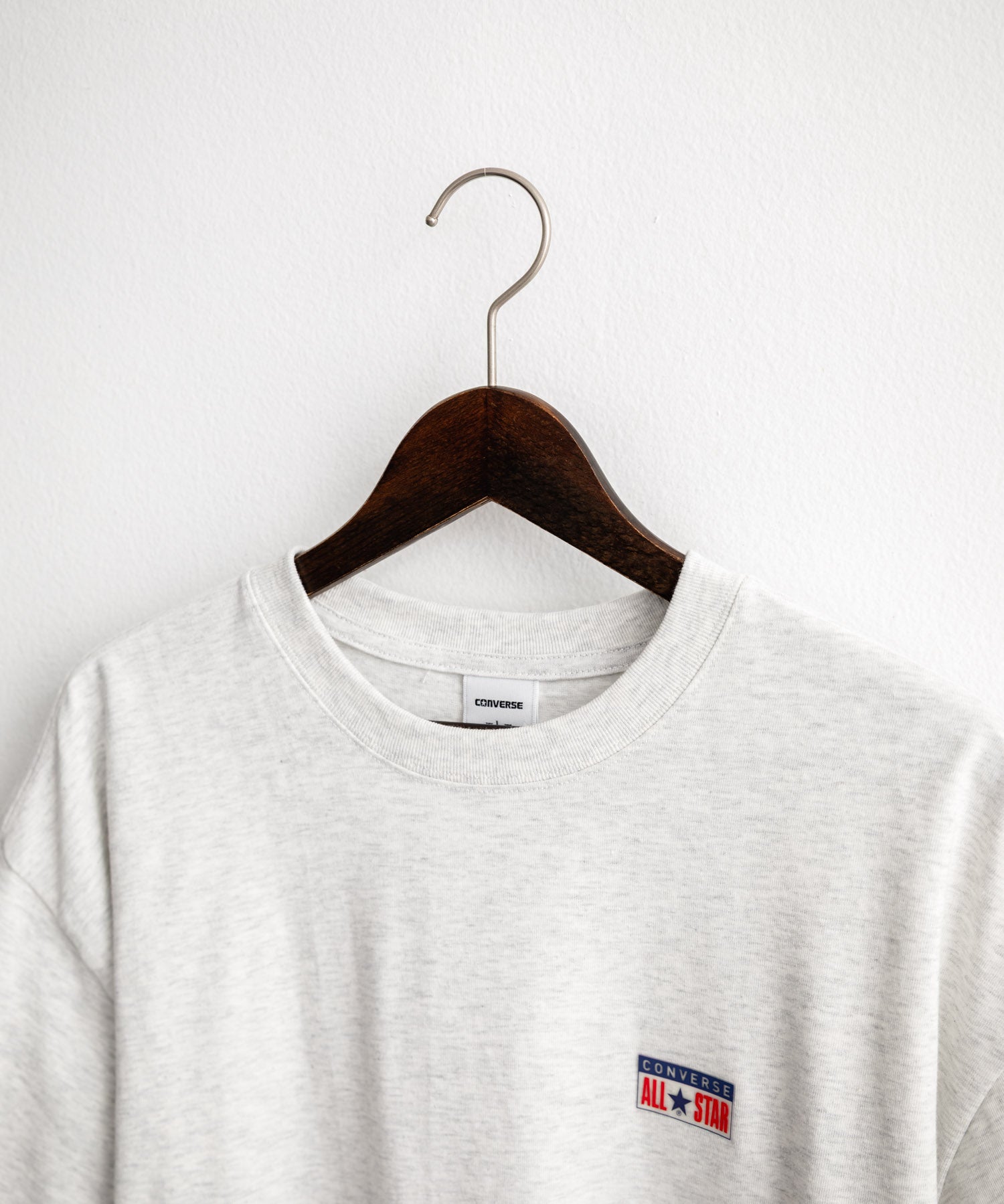 CONVERSE コンバース 天竺プレートロゴ半袖クルーネックTシャツ/ハーフスリーブカットソー 15723