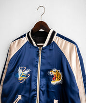 KRIFF MAYER クリフメイヤー スーベニア刺繍ひっくりスカジャン/リバーシブルダブルジップ短丈ブルゾン 2515102 14883