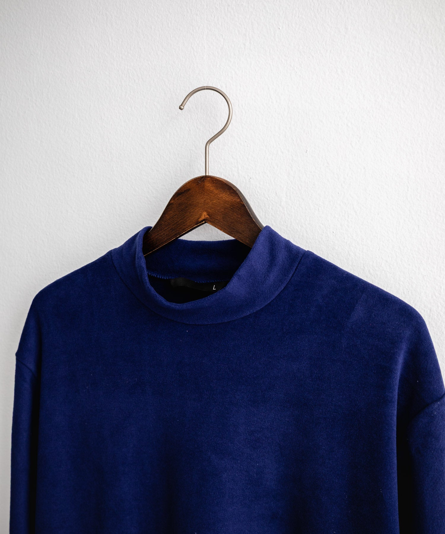 ストレッチフリースハイネック長袖Tシャツ 14855
