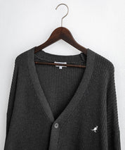 KANGOL カンゴール 別注コラボワンポイント刺繍ニットカーディガン