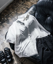 新色追加 接触冷感 オーバーサイズとろみビッグシルエットストレッチレギュラーカラー半袖シャツ 14208