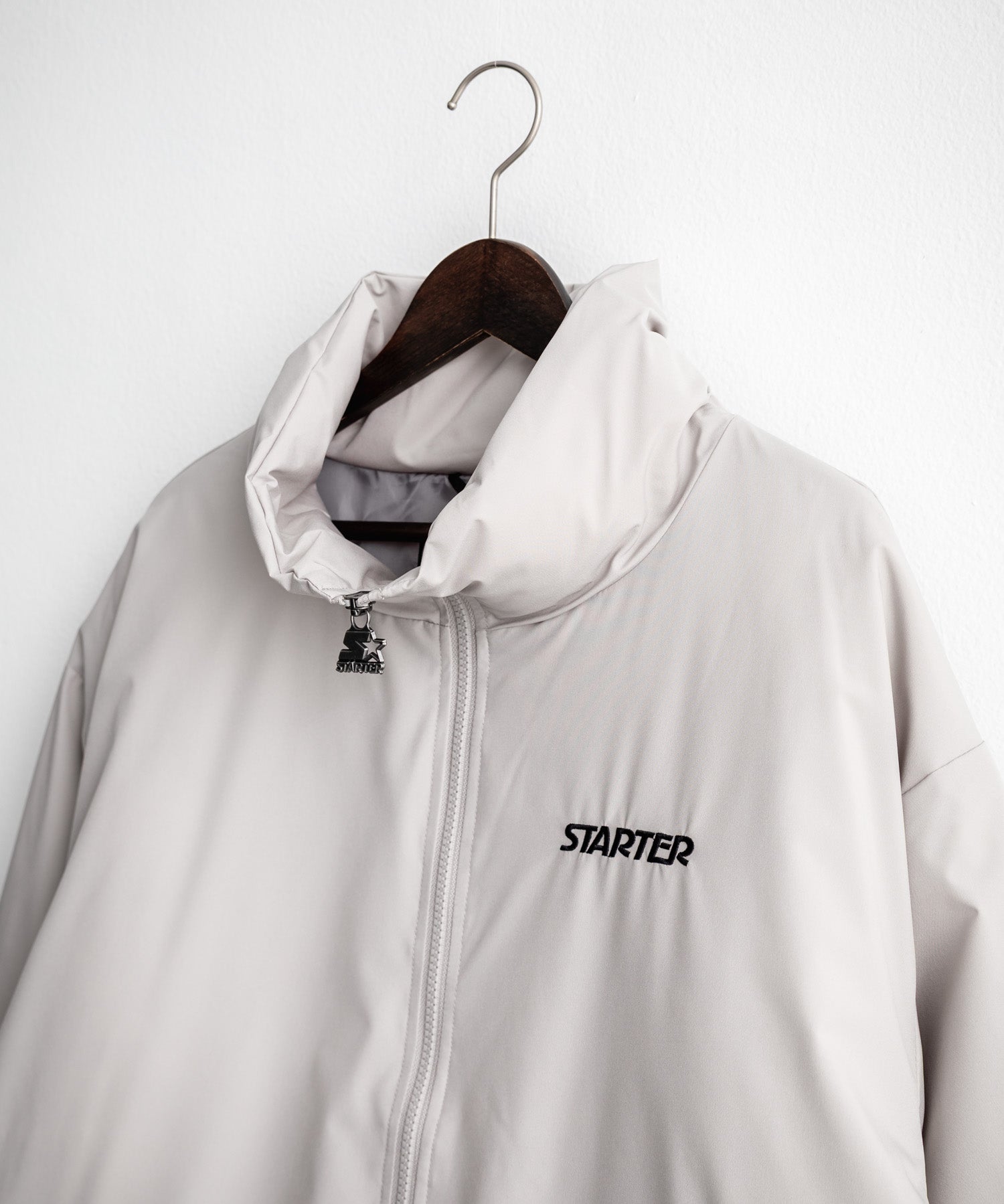 STARTER BLACK LABEL スターターブラックレーベル タスランファイバー中綿ワンポイントロゴ刺繍スタンドジャケット 15012