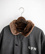 KRIFF MAYER クリフメイヤー バックグラフィックプリント裏ボアデッキジャケット 2525109 14969