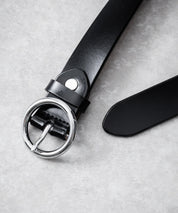 リアルレザー 本革 リングバックルベルト 15727