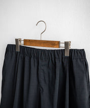 新色追加 接触冷感多機能素材リネンライク ワイドバルーンイージーパンツ 15481