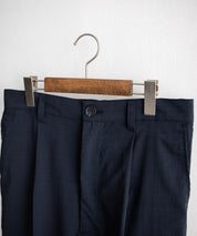 接触冷感 多機能素材リネンライク ワンタックセンタープレスワイドストレートイージーパンツ 15483