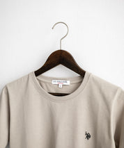 U.S. POLO ASSN. W's 別注コラボワンポイントロゴ刺繍半袖Tシャツ 15442