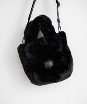 日本未展開モデル THE NORTH FACE ザ・ノースフェイス WHITE LABEL ホワイトレーベル PLUMPY TOTE BAG MINI FUR/2WAYミニバッグ 15469