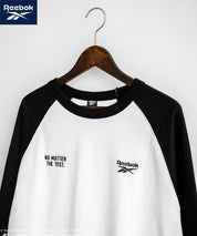 Reebok リーボック オーバーサイズ両胸ロゴ刺繍ロングスリーブTシャツ	14835