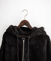 HUF ハフ CORSO HEAVYWEIGHT F/Z HOODIE オーバーサイズヘビーウェイトダブルジップボアフリースパーカー 15018