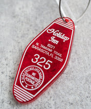 日本製 アクリルホテルキーリング ACRYLIC HOTEL KEY HOLDER(325) AW-1298-2 1938