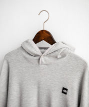 日本未展開モデル THE NORTH FACE ザ・ノースフェイス WHITE LABEL ホワイトレーベル WAFFLE HOOD PULLOVER オーバーサイズワッフルミニボックスロゴ刺繍パーカー 15065