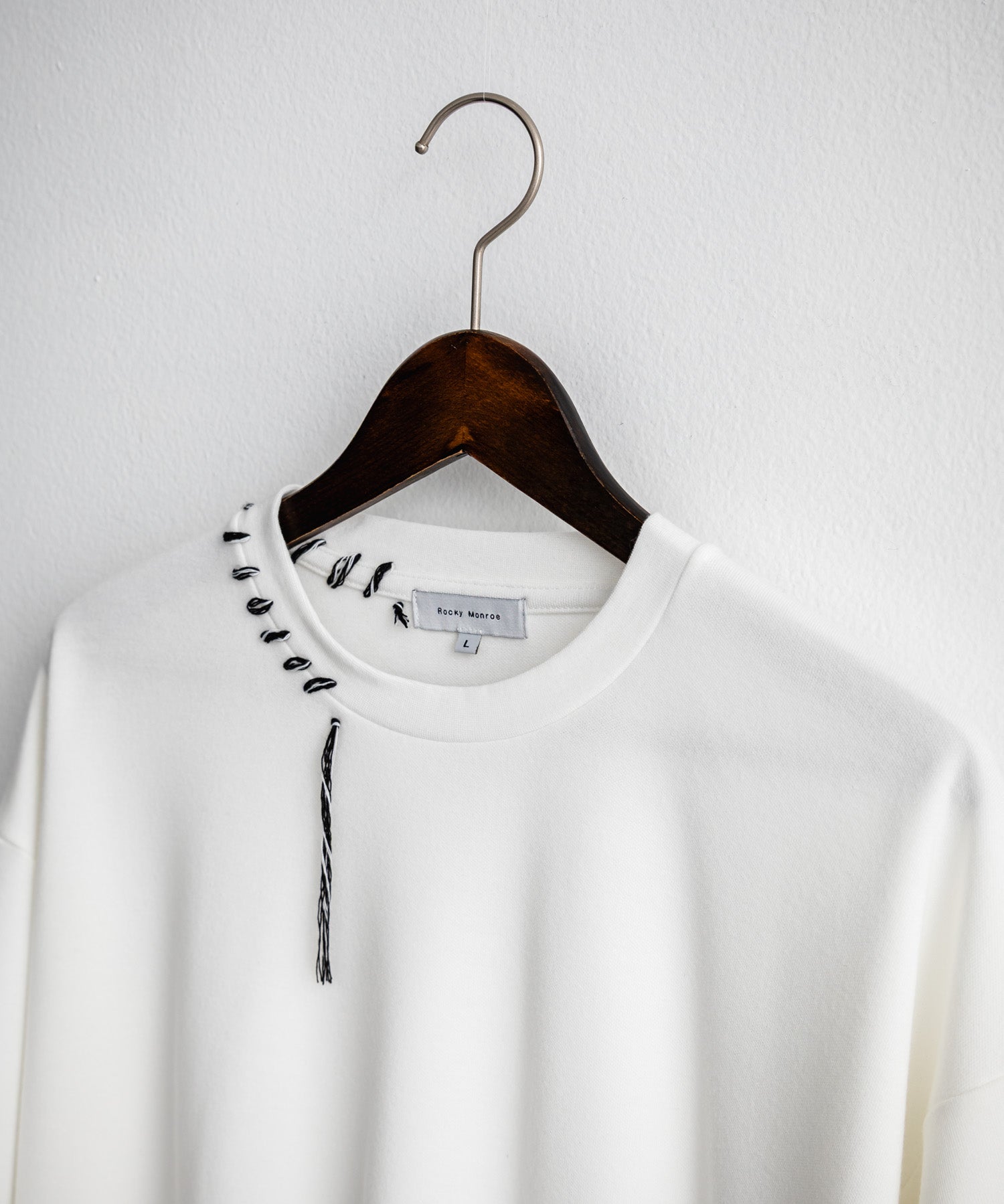 オーバーサイズ ハンドステッチ半袖Tシャツ
