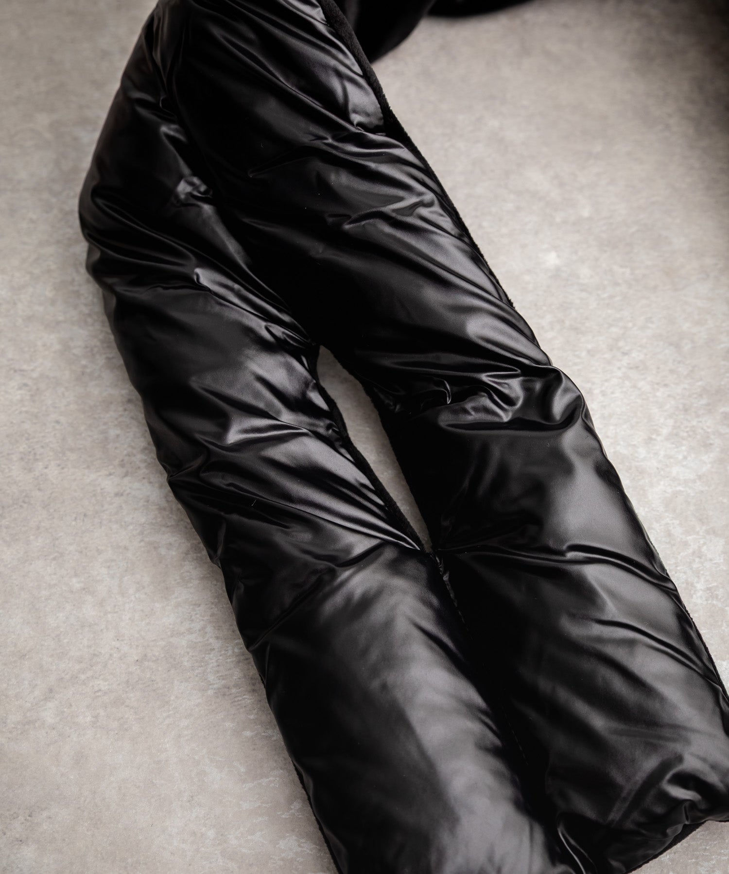 日本未展開モデル WHITE LABEL THE NORTH FACE COMPACT T-BALL MUFFLER ティーボールパディングマフラー/ファーマフラー 15249
