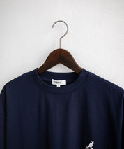 KANGOL カンゴール 別注コラボ 接触冷感オーバーサイズバックプリント半袖Tシャツ 15622