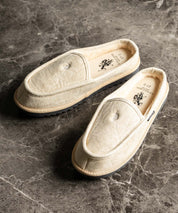 U.S.POLO ASSN. ユーエスポロアッスン ボアライニングスライド スリッポン/ワンポイントロゴモカシンシューズ 14933