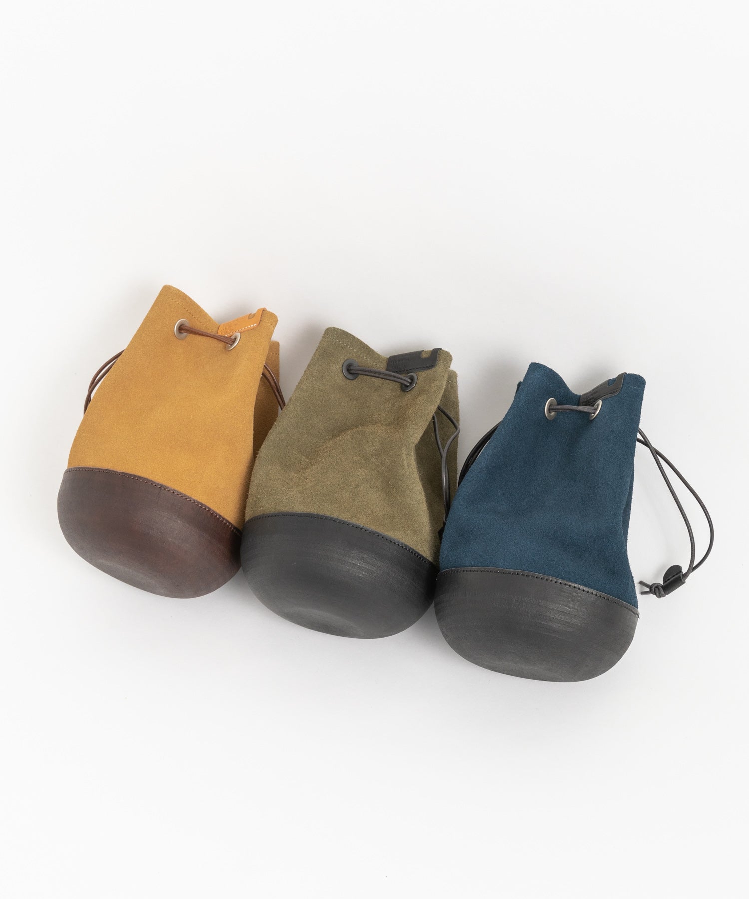 Butler Verner Sails バトラーバーナーセイルズ 日本製/国産 モールドレザー巾着スエードレザーショルダーバッグ JA-2685 11940