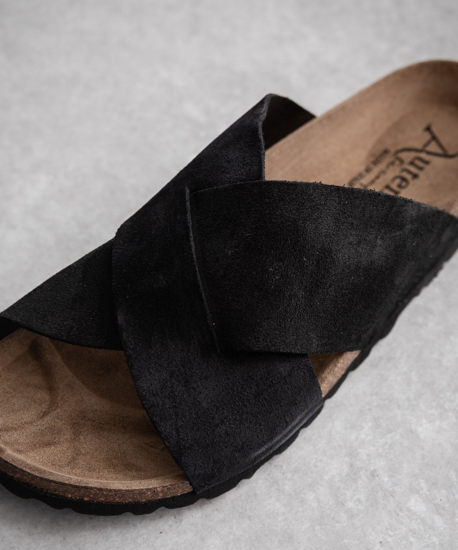 AUTENTI オーテンティ クロスベルト レザーサンダル/フラットサンダル 16188