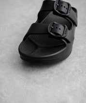 TELIC テリック W-BUCKLE2 厚底ダブルバックルベルトスライドサンダル/リカバリーサンダル 16160
