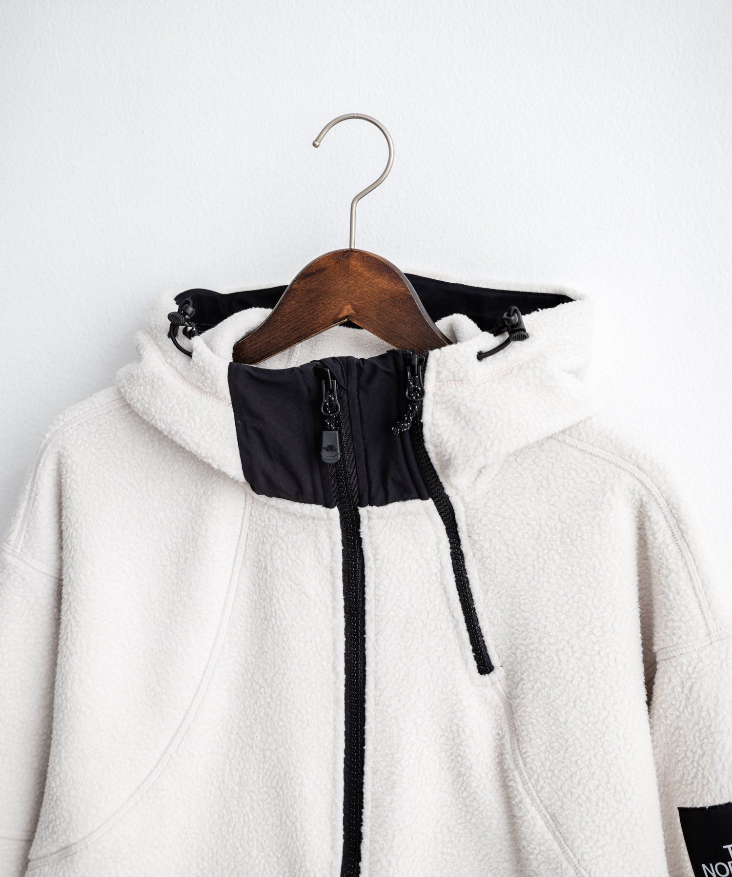 日本未展開モデル THE NORTH FACE ノースフェイス WHITE LABEL ホワイトレーベル TROMS FLEECE JACKET ショートボアフリースフーディージャケット 16565