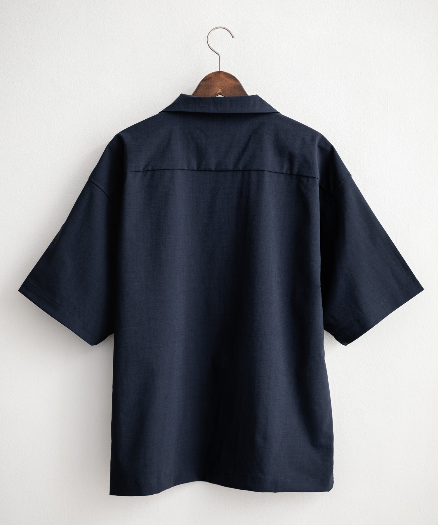 新色追加 セットアップ 接触冷感 多機能素材 リネンライク半袖開襟シャツ＆セミワイドイージーパンツ 15480