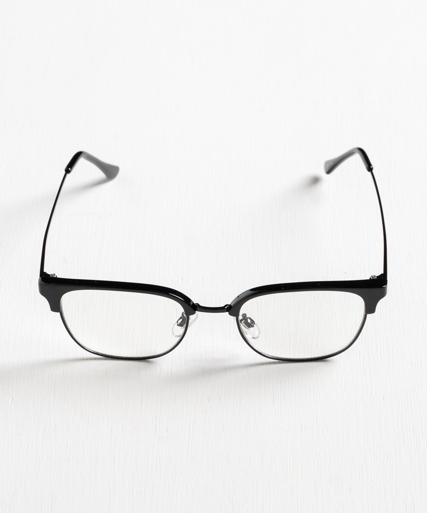 サーモントブローウェリントン型カラーレンズメタルフレームUVカット