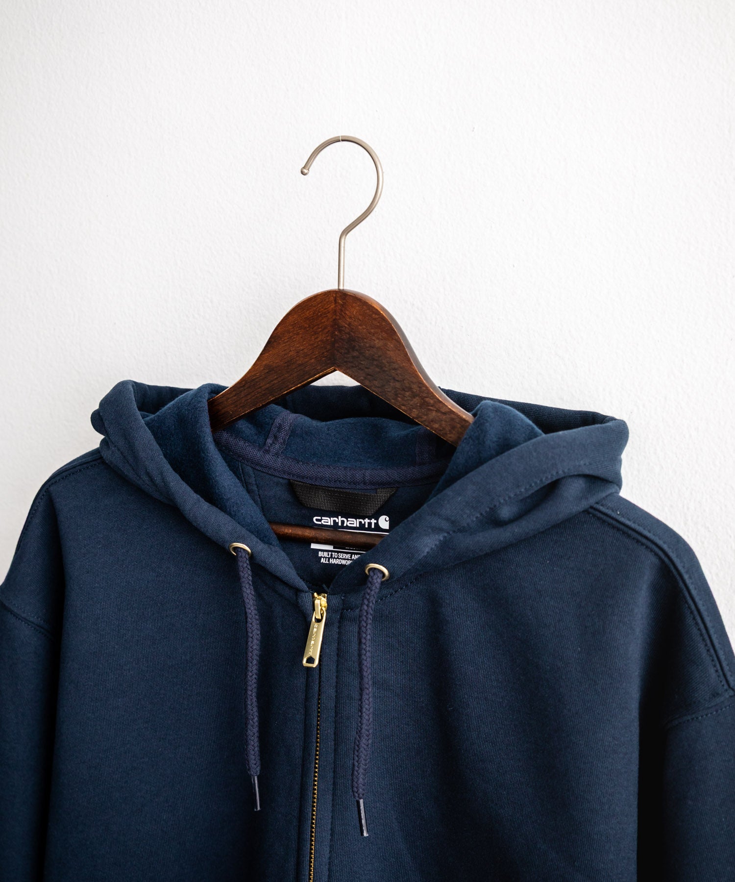 Carhartt カーハート MIDWEIGHT HOODED ZIP-FRONT SWEATSHIRT オーバーサイズ裏起毛長袖フルジップパーカー 15387