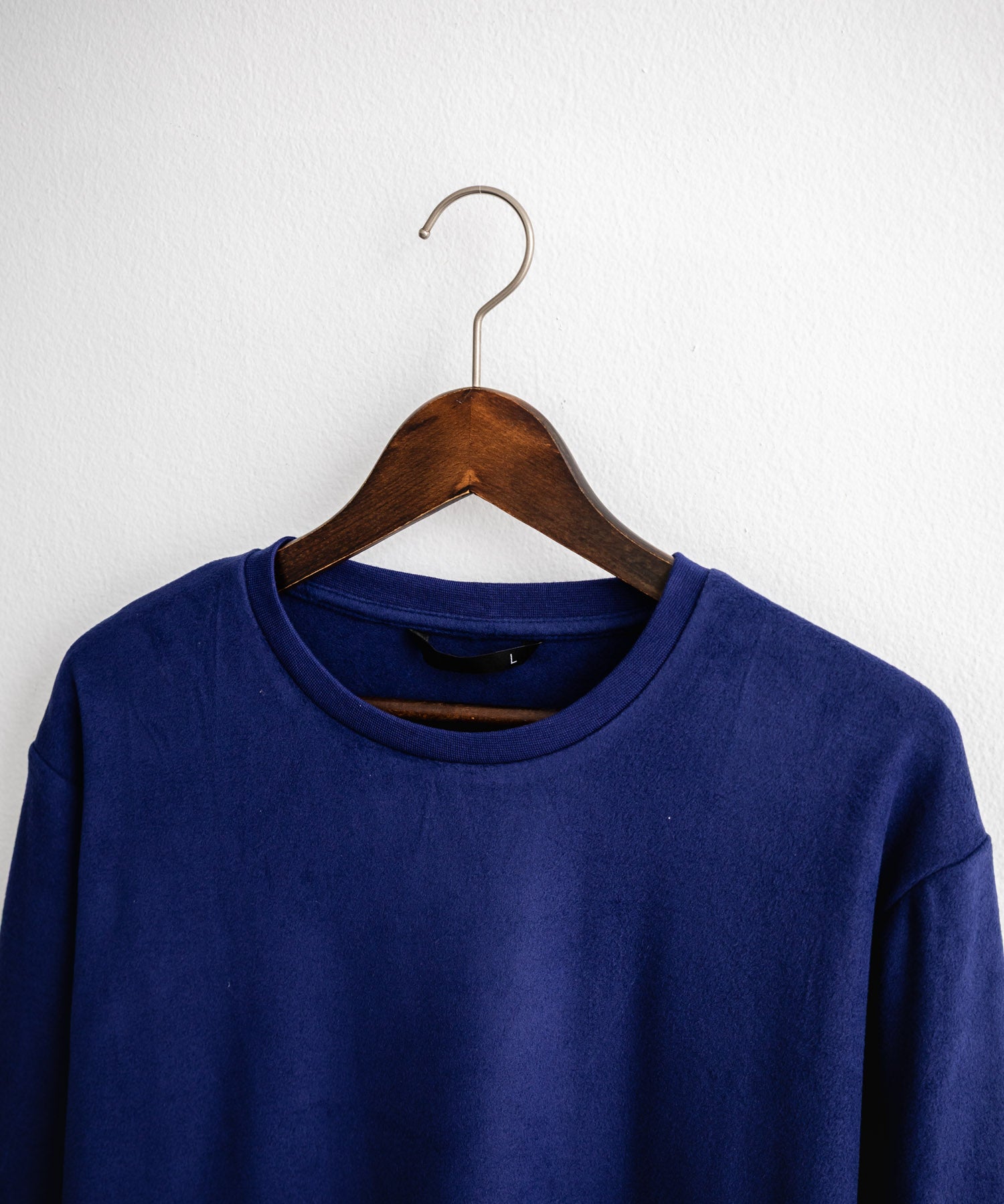 ストレッチフリースクルーネック長袖Tシャツ 14854