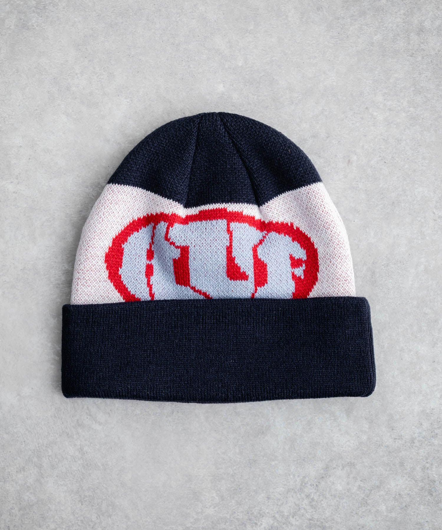 HUF WARPED CUFF BEANIE カフビーニージャカードロゴニットキャップ 16460