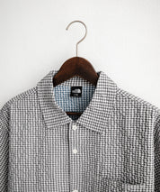 THE NORTH FACE ザ・ノースフェイス M'S TRAVELER CHECK S/S SHIRTS ワンポイントロゴ刺繍ギンガムチェック柄半袖シャツ 16021